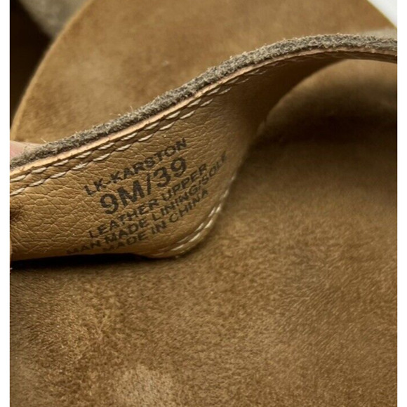 Lucky Brand Women's Lot KANOA & KARSTAN Ankle Strap Wedge Heel Sandals EUR 39 - Picture 8 of 13